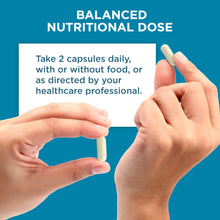 TRUEVANTAGE NUTRITION NAC 1000mg vegetarian capsules held by hands with dosage instructions on a blue background.